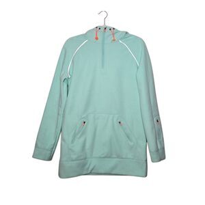 Sweaty Betty Hooded Fleece Pullover Sussex Small 1/4 Zip Warm Cozy